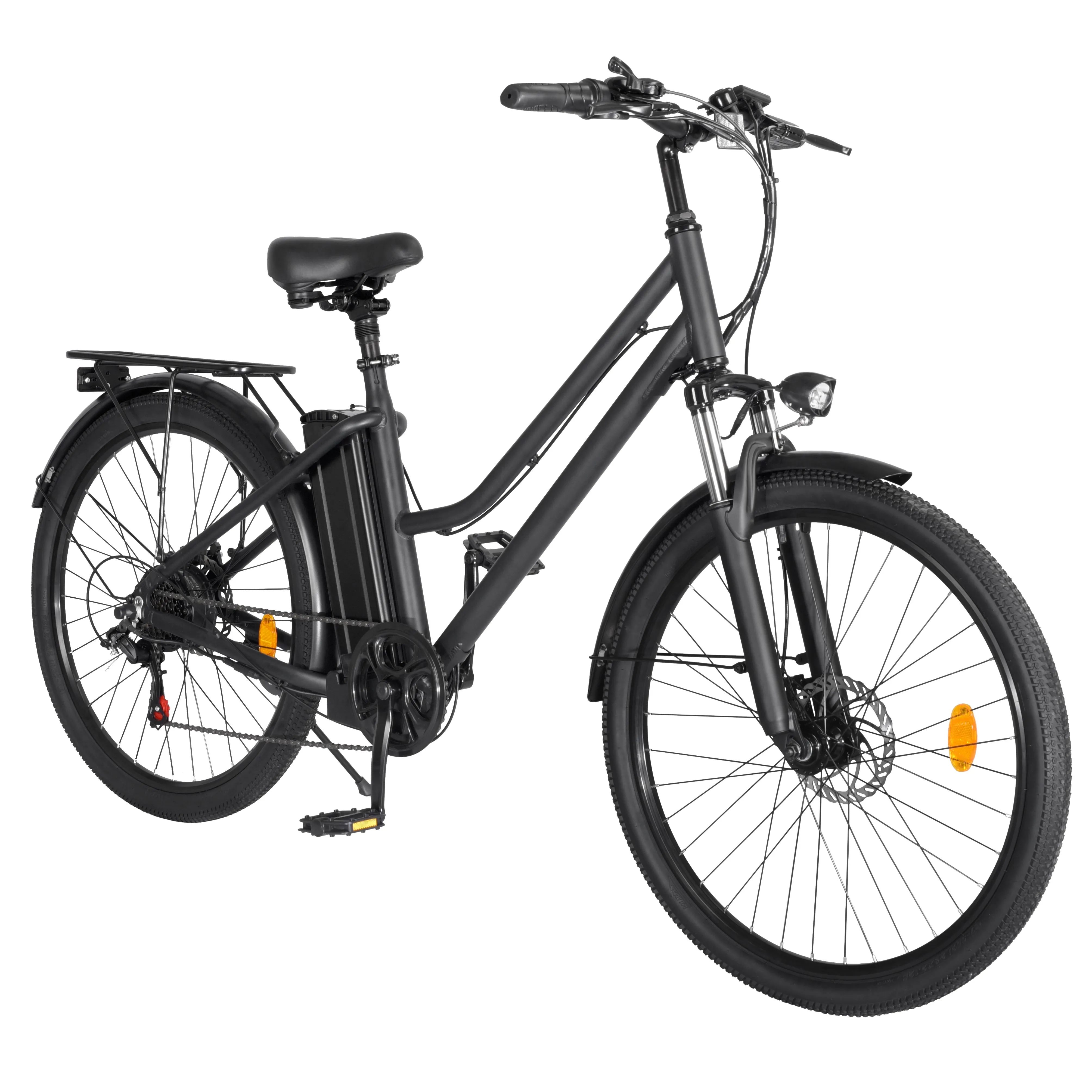 Freego оптовая продажа Мощный 350 Вт 36 В велосипед 26 дюймов ежедневный городской кокосовый Электрический велосипед для взрослых с задним сиденьем