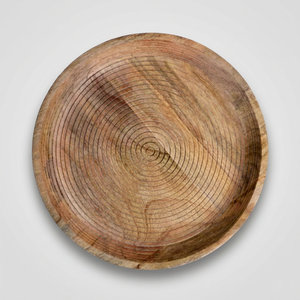 Assiettes à dîner en bois d'acacia écologiques faites à la main, 11 pouces, rondes, personnalisables, style américain, sûres - Product Image 1