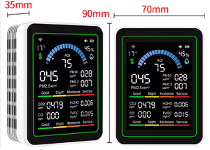 Moniteur de qualité de l'air numérique Tuya WiFi 10-en-1, <span class=keywords><strong>mesure</strong></span> PM2.5, <span class=keywords><strong>CO2</strong></span>, TVOC, HCHO, CO, PM10, température 0-50°C, humidité 0-99% HR, modèle MT13W - Product Image 6