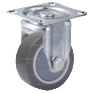 S-S 65 75 mm Thermoplast isches Gummi rad <span class=keywords><strong>TPR</strong></span> Reifen rollen mit Staubs chutz - Product Image 4