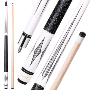 Queues de billard CUPPA de haute qualité, 58 pouces, en érable canadien, avec joint en acier inoxydable, embout de 10,5/11,5/13 mm, pour la maison, le bar, le club - Product Image 1