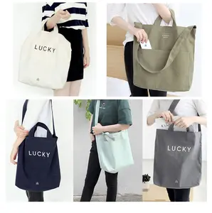 Cotton Tote Bag Ginzeal Hot Selling Fashion Reusable Tote Bags Customized Eco Friendly Large Capacity Canvas Bag Tote Women Canvas Bags