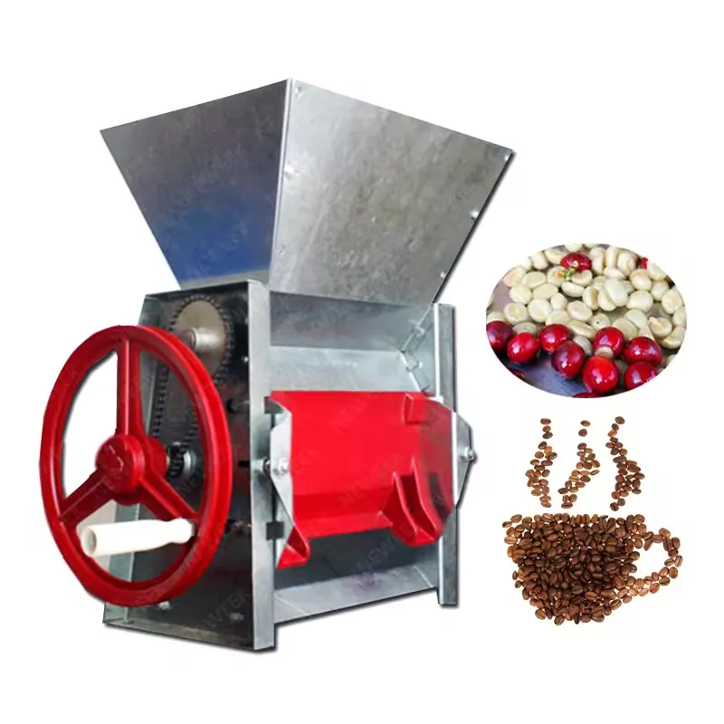 Kahve meyve soyma makinesi el itme kahve fasulye ayıklayıcı soyma makinesi Sheller