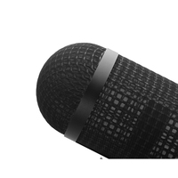 Microphone canon E-IMAGE BS-M20 - Utilisation pour les interviews et l'enregistrement, système de pare-brise suspendu, blimp de petite taille