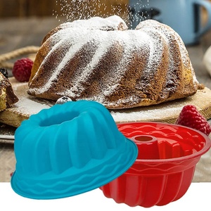 New Style Nonstick Swirl Silicone Round Eco-Friendly <b>Cake</b> Muffins Baking <b>Mold</b> - Product Image 6