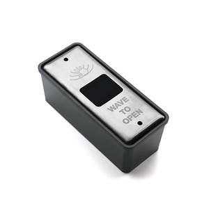 Bouton de sortie sans fil CANBO M-<span class=keywords><strong>508</strong></span> à capteur infrarouge avec boîtier encastré, interrupteur métallique conforme ADA - Product Image 6