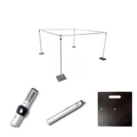 Kit de tréteaux et rideaux pour la location, support de toile de fond réglable