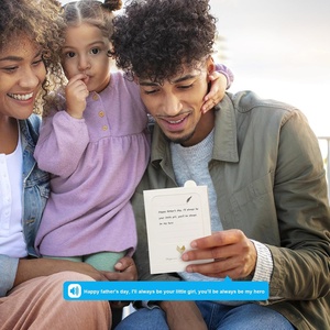 Thiệp chúc mừng có thể ghi âm giọng nói 60 giây, tin nhắn thoại tùy chỉnh, thiệp ảnh có thể ghi âm giọng nói - Product Image 6