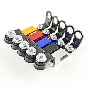 Qiangye Oil Can Holder 80mm Aluminum Alloy Motorcycle Brake Modification <b>Bracket</b> Black Red Blue <b>Silver</b> Gold - Product Image 3