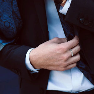 人気のジュエリー925スターリングシルバー高ポーランドケルトノットデザインオープンリング - Product Image 3