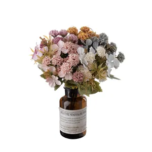 MW66003 Künstliche Blume Seide Chrysantheme Ringelblume Wildblumen für Home Office Tisch dekoration Hochzeit Blumenstrauß