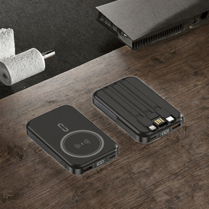 Cargador Portátil Inalámbrico Magnético de 10000mAh con Cables Integrados, Carga Rápida de 22.5W para Exteriores - Product Image 3