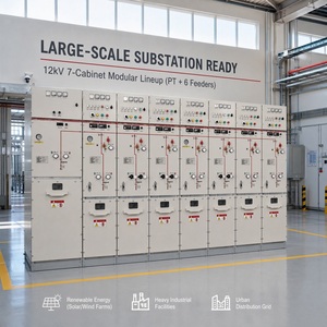 Unité de Commutation de Distribution Intelligente (RMU) 12kV 630A sans Gaz SF6, Écologique, Isolée au Gaz, IP67, DTU - Product Image 5