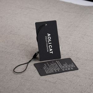 Etiquetas Colgantes Transparentes de Lujo con Logotipo Personalizado al por Mayor, Etiquetas de Papel para Ropa y Accesorios para el Cabello - Product Image 2