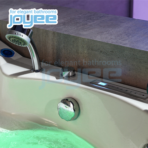 JOYEE Prix bas <span class=keywords><strong>Baignoire</strong></span> de massage à remous <span class=keywords><strong>triangulaire</strong></span> pour salle de bain Petite <span class=keywords><strong>baignoire</strong></span> <span class=keywords><strong>triangulaire</strong></span> d'angle avec lumière LED - Product Image 6