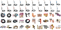 Pistola de Soldadura Mig Mag BZL A355 LW 350A, Antorcha de Soldadura Refrigerada por Aire Co2, Conector Europeo A-355, Cable de Cobre, Venta al por Mayor de Fábrica