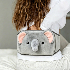 <span class=keywords><strong>Bouillotte</strong></span> en peluche éléphant mignonne, nouveau design, à porter, avec ceinture de maintien, vente en gros - Product Image 4
