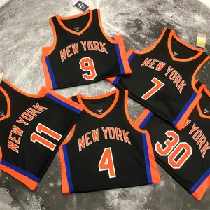 2022/23 New York Team Basketball Trikot für Männer Hitze presse Original 1:1 NK Basketball Uniform benutzer definierte Basketball-Shirts