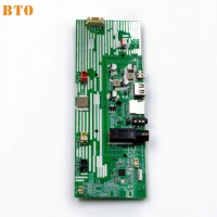 Service de fabrication de cartes de circuits imprimés (PCBA) pour contrôleurs industriels coordonnés, assemblage SMT, THT, EMS, contrôle d'automatisation, carte de circuit imprimé pour dispositifs de contrôle de processus