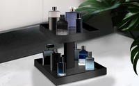 Présentoir de parfum en acrylique pour armoire Porte-bouteille de parfum de luxe Présentoir de comptoir Organisateur de parfum Présentoir en acrylique pour rehausseurs