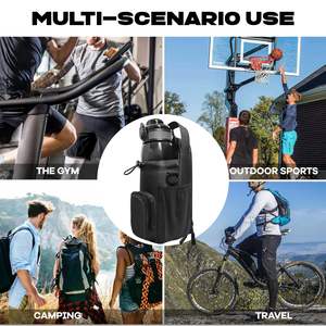 Bolsa de Gimnasio Magnética Personalizada Tomic, Bolsa Deportiva de Viaje Unisex, Bolsa Bandolera Magnética Pequeña con Porta Botella de Agua, Bolsa de Gimnasio Práctica - Product Image 6