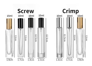 Mini <span class=keywords><strong>10ml</strong></span> 15ml decant chai nước hoa dễ dàng crimpless Parfum chai thủy tinh uốn chai Xịt Thủy Tinh - Product Image 2