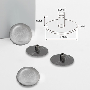 Furniture Screw Cap Button 11.1mm <b>Matte</b> Black Dustproof For Cabinets Wardrobes <b>Tables</b> - Product Image 1