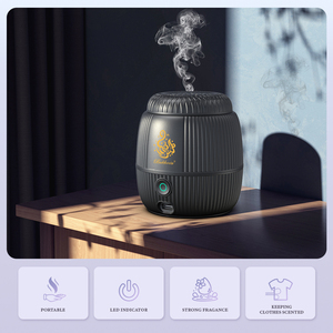 Machine d'arôme électrique portable à double usage pour la maison et la voiture Autonomie de la batterie Ultralong Chargement USB Diffuseur d'aromathérapie <span class=keywords><strong>Encens</strong></span> - Product Image 2