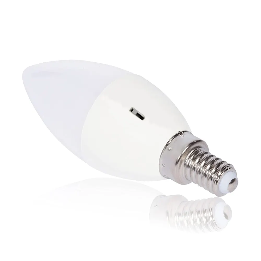 7W E12 E14 Base Chandelier Pendant Lighting C37 CCT Adjustable Smart Candle LED Bulbs For Decoration