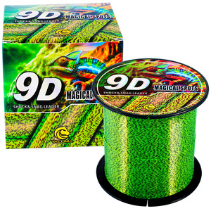 <span class=keywords><strong>Ligne</strong></span> de pêche en nylon monofilament invisible YACUMA 305M 505M, fibre de carbone tachetée, revêtement fluorocarbone, haute résistance, lac, rivière - Product Image 1