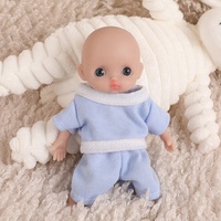 5.5 pouces Mini Reborn Baby Dolls Sweet Girl Full Silicone Body Meilleur cadeau pour les enfants