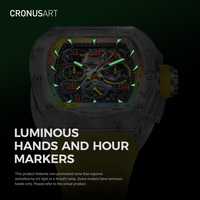 Montres de sport de luxe légères pour hommes Montres mécaniques automatiques ultra-légères Montres pour hommes tendance d'affair