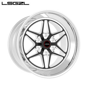 Jantes forgées Beadlock personnalisées LSGZL pour VTT et UTV, 18, 20, 22, 24, 26 pouces, 5x114.3, 5x120, 6x139.7, OEM pour les anciennes voitures américaines Muscle Truck - Product Image 4