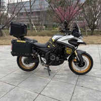 Moto de tourisme Voge Ds525x 494cc, moto d'aventure à double usage, bicylindre refroidi, ABS, TCS, suspension KYB, réservoir de carburant de 18l