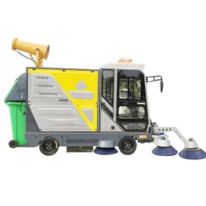 Warehouse ride on sweeper vacuum sweep cleaning car sweeper machine industrial road sweeper automatic battery floor cleaner