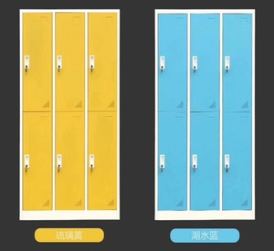 9-<b>Door</b> Lockers Use Metal Storage Locker Cabinet Wardrobe for Employees School Gym Workshop Home Office - Product Image 4