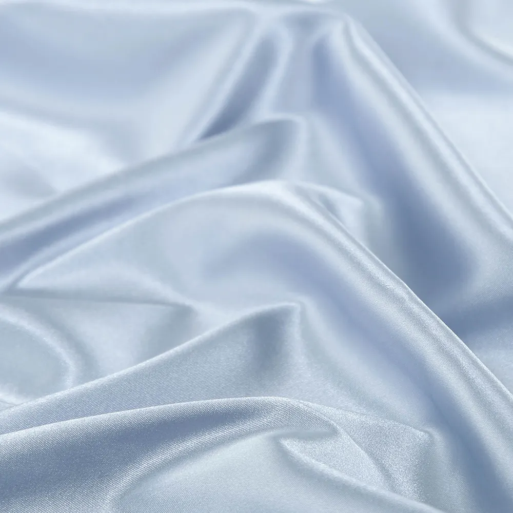 Toptan 97% Polyester % 3% spandex yüksek streç 50D kumaş için elastik ipek saten elbisesi giymek