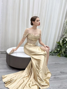 Élégant sirène dentelle décalcomanie robe de bal atmosphérique longue balade formelle fête jupe fleurs élégante demoiselle d'honneur <span class=keywords><strong>Clarence</strong></span> Transparent - Product Image 4
