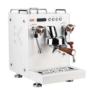 Cafetera Espresso Comercial 3 en 1, Semiautomática, Programable, Blanca, de Acero Inoxidable, de Alto Volumen, Doble Diseño, Nueva Llegada - Product Image 1