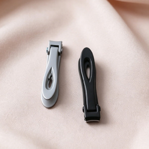 Cross-border stainless steel large opening nail clippers, <b>sandblasted</b> finish, single nail clippers, durable household manicure - Product Image 1