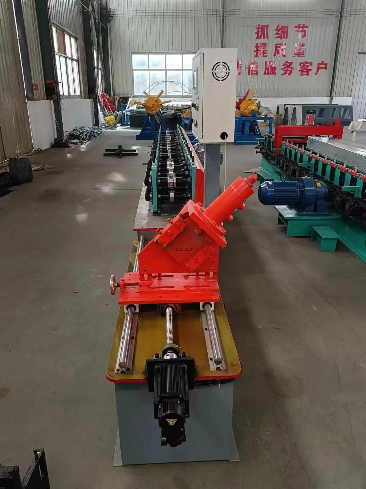 Manufacture Automatic High Quality 16 Rows C Omega Strut Channel Roll Forming LIne Machine