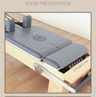 Tapete para Reformer de Pilates, de PU y Goma Antideslizante, Plataforma para Pilates
