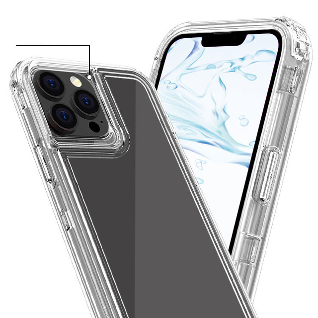 Free Sample Transparent 360 Funda Smart Case for iPhone 16 15 14 13 12 11 8 Pro Max Plus Mobile Phone Cover Phone Accessories