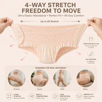 Culottes menstruelles jetables imprimées en bambou pour femmes, fabricants de serviettes hygiéniques à marque privée