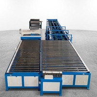 Ligne de production de conduits CNC intégrée 5 avec configuration en U |   Machine de fabrication de conduits HVAC haute performance de 1,5 mm de capacité pour la production en série