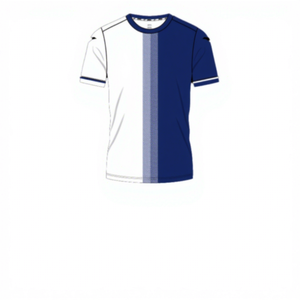 เสื้อเทนนิสแขนสั้นคอกลมสำหรับผู้ชายและผู้หญิง เสื้อฟุตบอลสีบล็อก เสื้อฟุตบอลแบบกำหนดเอง เสื้อฟุตบอลพรีเมียม - Product Image 1
