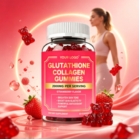 Complément alimentaire quotidien à la vitamine C et E, biotine, zinc, glutathion et collagène pour les cheveux, la peau et les ongles sous forme de gummies