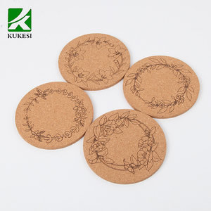Personalized Custom Cork <b>Coasters</b> <b>Beer</b> Cork <b>Coaster</b> Laser Engrave Print Logo Wine Cork <b>Coaster</b> - Product Image 1