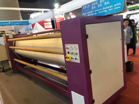 Machine à calandre textile de 3,2 m, presse à chaud, machine à calandre à rouleaux pour sublimation thermique