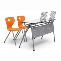 Mobilier scolaire, bureau et chaise d'élève, mobilier de classe, chaises et table